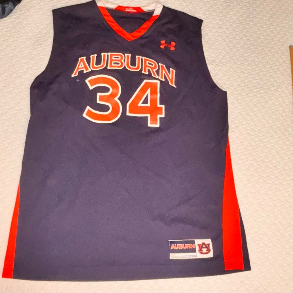 Auburn University Tigers Under Armour basketball jersey 34 game day men’s large